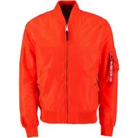 Alpha Industries MA-1 TT Fliegerjacke atomicrot Herren, Größe S - Funktionsjacke für wärmere Temperaturen, leichte Nylonkonstruktion und atmungsaktiv, ideal für vielseitige Einsätze.