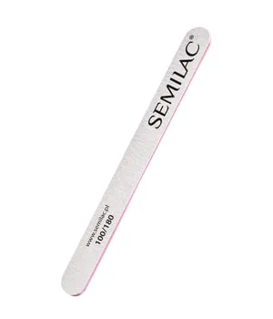 Semilac Nail File Straight 100/180 Nagelfeile 1 Stk in rot von Semilac