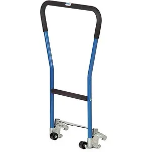 Fetra Schiebebügel 22892 - Transportroller für Paletten-Fahrgestelle, ergonomisches Design mit Softgrip-Bezug für rückenschonendes Verfahren und 10 Jahre Herstellergarantie.