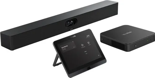 Yealink MVC S40-C4-000: Videokonferenz-Lösung für Microsoft Teams - Webcams für kleine bis mittelgroße Räume mit Dual-Eye Kamera-System für klare Bildübertragung und AI-Noise Cancellation für hochwertige Audioqualität.