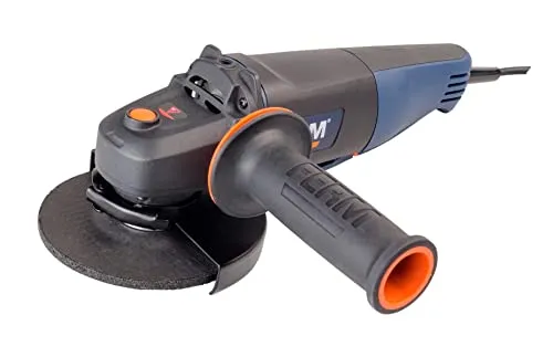 FERM Winkelschleifer 900W - 125mm - Schleifmaschinen mit Softgriff für optimalen Arbeitskomfort, inkl. Schnellauslöser zur einfachen Einstellung der Schutzkappe und Spindelsicherung für schnellen Scheibenwechsel. Ideal für präzises Arbeiten!