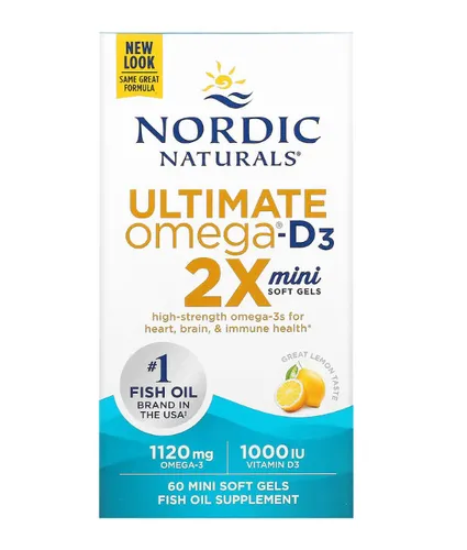 Produktbild Nordic Naturals Ultimatives Omega 2 x mit Vitamin D3