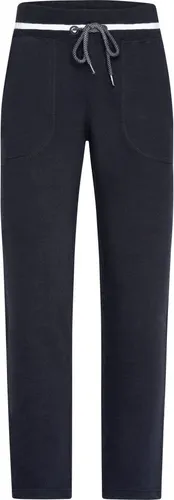 Ladies' Jog-Pants Sweat-Hose im modischen Design navy/white, Gr. XL