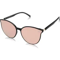 Sonnenbrille Retro Rund Damen Schwarz mit Rosa Linse - Entdecke die stilvolle Sonnenbrille in rundem Retro-Design. Mit UV400 Schutz für optimalen Schutz und einer eleganten Geschenkverpackung ist sie perfekt für jeden Anlass. Hochwertiges Metall und eine sanfte rosa Linse machen sie zum idealen Accessoire.