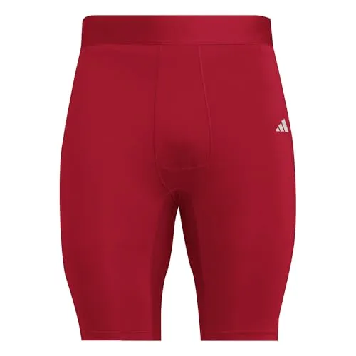 adidas Herren Short Tight Techfit SHRT in rot von adidas