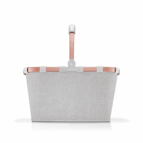 Reisenthel Carrybag Twist Sky Rose - Leichter, wasserabweisender Einkaufskorb mit Aluminiumrahmen, ideal für stilvolles Shoppen und vielseitige Freizeitaktivitäten
