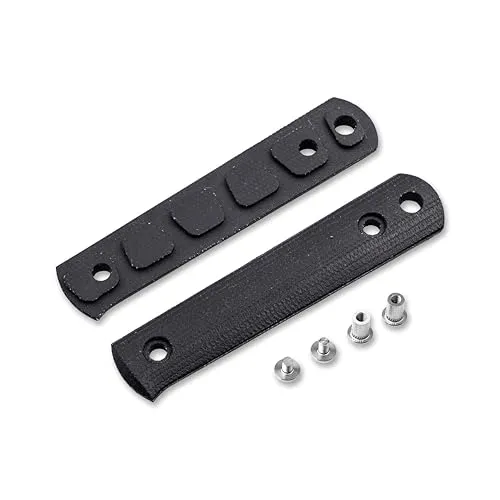 Böker Solingen BFF Packlite Griffschalen - Schwarz Canvas Micarta - Gürtelmesser mit individuell anpassbaren Griffschalen aus schwarzem Canvas Micarta - ideal für eine persönliche Note und angenehmen Griff.