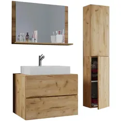 VCM Morgenthaler 4-tlg. Badmöbel-Set »Lendas L« 60 cm - Hochwertiges 4-tlg. Badmöbel-Set »Lendas L« aus robustem Material, ideal für ein stilvolles Badezimmer mit modernem Design und praktischen Stauraumlösungen.