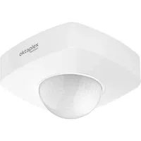 Oktaplex Tim Präsenzmelder 360° Bewegungsmelder Außen IP65 PIR Sensor 230V Aufputz Weiß