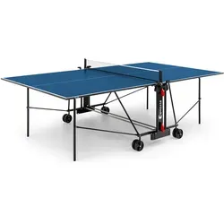 Sponeta S 1-43 i Indoor-Tischtennisplatte - Indoor-Tischtennisplatte mit 19mm Spieloberfläche, ideal für Einsteiger und Einzeltraining. Kompakt zusammenklappbar und mit schwenkbaren Doppelrädern für einfache Mobilität.