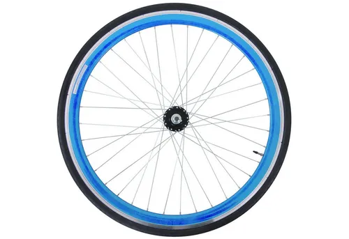 Galano Fahrrad-Laufrad Blade - Hinterrad Fixie Komplettrad mit FlipFlop Nabe - Fahrradlaufräder mit individueller Farbwahl und stabiler dreifach überkreuzter Einspeichung für optimale Laufruhe in Kurven. Ideal für Fixie-Fans!