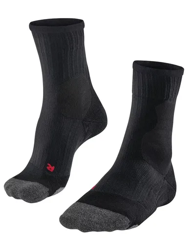 FALKE Funktionssocken PL2 (1-Paar) - Stabilisierende Socken für Hartplätze schwarz 42-43 - Stabilisierende Funktionssocken für Tennis und Co. mit anatomischer Passform und mittlerer Polsterung. Ideal für optimalen Halt und Komfort auf Hartplätzen. Maschinenwaschbar für einfache Pflege.