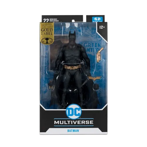McFarlane Toys Batman Begins Actionfigur Batman (Gold Label) 18 cm - Actionfigur aus dem DC Universum, detailgetreu und ideal für Sammler und Batman-Fans, basierend auf Christian Bale aus Batman Begins.