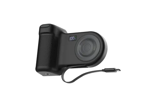 Belkin Stage PowerGrip – Magnetischer Kameragriff mit Powerbank 9300mAh - Ergonomischer Kameragriff für einfachere Fotos und Videos. Die integrierte Powerbank mit 9300 mAh sorgt für ständige Energieversorgung, perfekt für kreative Momente unterwegs.