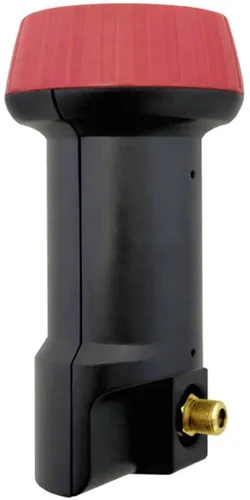 Megasat Diavolo Single LNB - Single LNB mit 40mm Feed-Durchmesser und integriertem LTE-Filter, ideal für störungsfreies Fernsehen mit nur 0,1dB typischem Rauschmaß.