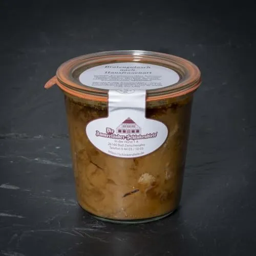 Hausgemachtes Bratengulasch | 500g Weckglas