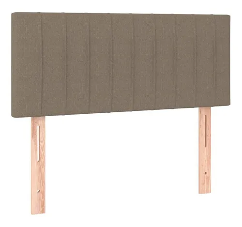 vidaXL Kopfteil Taupe 100x5x78/88 cm Stoff von vidaXL