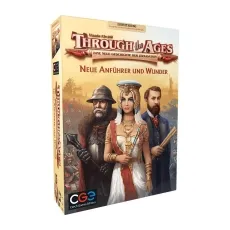 Czech Games Edition Through the Ages - Neue Anführer und Wunder - Erweiterung - deutsch - Gesellschaftsspiel zur Zivilisationsentwicklung, bietet neue Anführer und Wunder für noch mehr strategische Tiefe und Spielspaß.