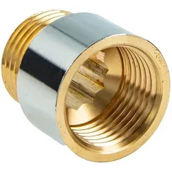 Hahnverlängerung 1/2 Zoll (dn 15) X 10 Mm - Messing Glanzverchromt - Tecuro