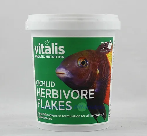 Cichlid Herbivore Flakes 40g Vitalis MHD 10/23 Futter für Cichliden 17,50€/100g