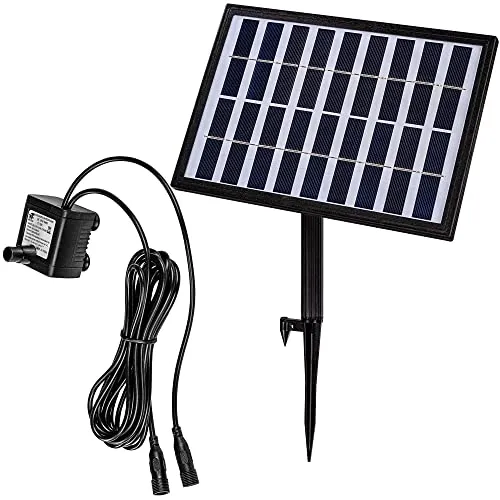 STILISTA Solarpumpe 5 W – Effiziente Brunnenpumpe mit Akku