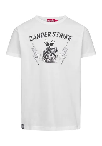 derbe Zander Strike Herren T-Shirt Off White 023 von Derbe