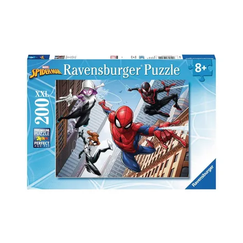 Ravensburger Puzzle Spiderman - Die Macht der Spinne, 200 XXL Puzzlestücke, ideal für Fans und perfekt für Kinder ab 6 Monaten