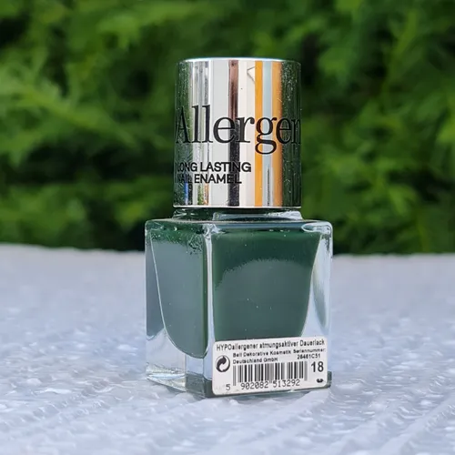 BELL: Hypoallergener atmungsaktiver Dauerlack/Nagellack - Nr.18 Grün 9,5g