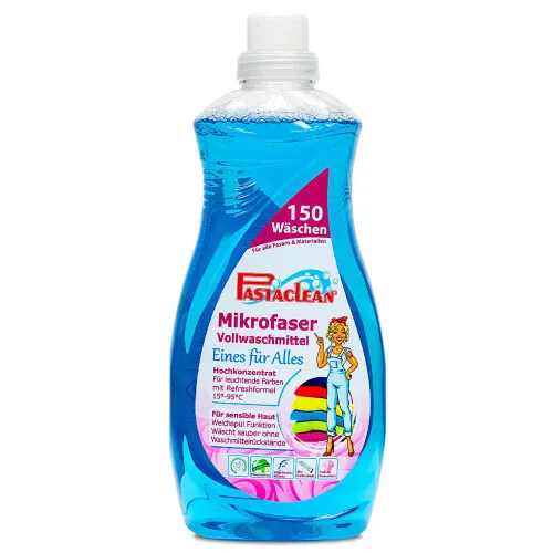 Pastaclean® Mikrofaser Vollwaschmittel (150WL), 1,5 Liter