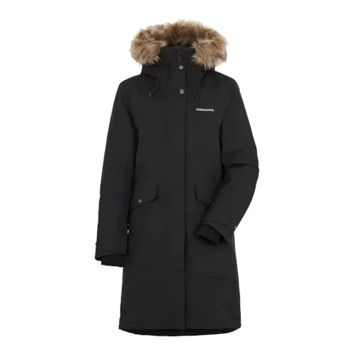 DIDRIKSONS Erika 3 Parka Damen schwarz - Funktionsjacken, wasserdicht und atmungsaktiv für optimalen Komfort bei jedem Wetter.