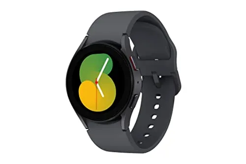Samsung Galaxy Watch5 - Runde Bluetooth Smartwatch 40mm - Fashion Smartwatches für Herren mit Wear OS, ideal für Fitness-Tracking und Gesundheitsüberwachung, bietet Stil und Funktionalität für aktive Lebensstile.