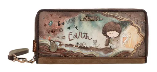 Anekke Geldbörse RFID Wallet - Multicolor mit RFID-Blocker - Modische Geldbörse mit abnehmbarer Handschlaufe und durchdachter Fächeraufteilung. Schützt Ihre Kreditkarten mit RFID-Blocker und überzeugt durch extravagantes Design.