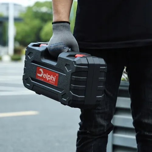 DELPHI Mini Kettensäge mit Akku – 4 und 6 Zoll Handsäge mit bürstenlosem Motor