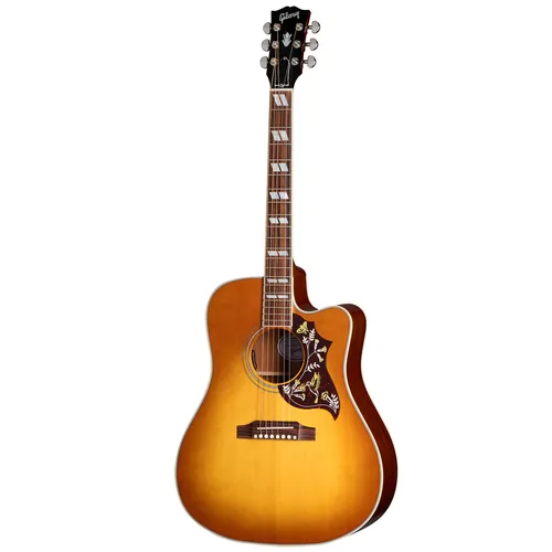 Gibson Hummingbird Standard EC Heritage Cherry Sunburst - Westerngitarre - Hochwertige Westerngitarre mit traditionellem Design, ideal für Singer-Songwriter und leidenschaftliche Musiker.