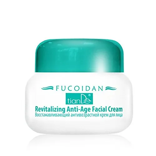 TianDe 15603 Gesichtscreme für Männer und Frauen, Anti Falten Creme mit Fucoidan und Hyaluronsäure, 55ml - Alles Wird Glatt Gehen - Augenringe, Hautpflege Lifting-Booster