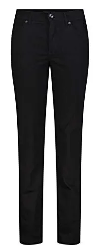 MAC Damen Straight Leg Jeanshose Melanie, Schwarz (Black D999) – Stilvoll und bequem - Jeans in Feminine Fit, ideal für jeden Anlass und bietet perfekten Tragekomfort dank hochwertiger Materialien.