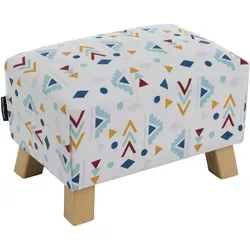 58aufmkessel Polsterhocker Weiß, 28x28x40 cm, stabil und individuell - Eleganter Polsterhocker in Weiß, ideal für Ihr Wohnzimmer. Mit stabiler Auflageplatte und individuellem Bezug nach Wahl. Perfekt für zusätzlichen Sitzkomfort und kreative Gestaltung.
