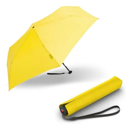Knirps Taschenschirm Ultra I.030 Slim Manual in gelb von Knirps