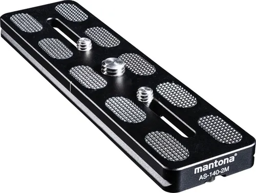 Mantona AS-140-2M Schnellwechselplatte Arca-Swiss kompatibel