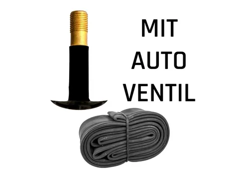 Kujo Fahrradschlauch Schlauch, 700c, (Einzelpack, 1-St), Fahrradschlauch 12 - 28 Auto Schrader Französisches Ventil Sclaverand