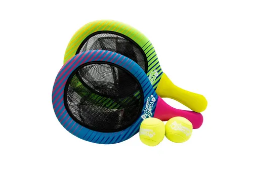XTREM toys & sports Outdoor-Spielzeug SUMMER GAMES Neopren Ball-Kescher-Set, (4-tlg)
