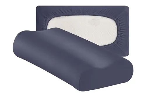Traumschloss Flex-Kissenbezug für Nackenstützkissen- (30x50-40x70) Marine
