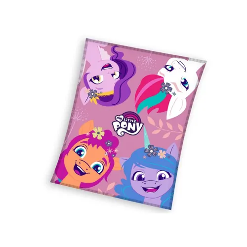 My Little Pony Decke 110x140cm – Polar-Fleece Sunny Bloom in lila von My Little Pony