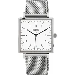 Dugena Quarzuhr Dessau Carrée 7090142 - Elegante Quarzuhr im Carrée-Design, ideal für stilbewusste Träger und perfekt für jeden Anlass.