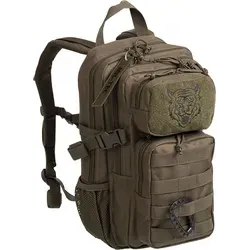 Mil-Tec Rucksack-14001101 - Oliv, ergonomisch geformt mit verstellbaren Schultergurten und geräumigen Hauptfächern