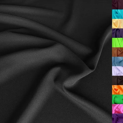 schwarz Hosenstoff Deko Kleiderstoff Stoff Meterware für alles einsetzbar Tolko