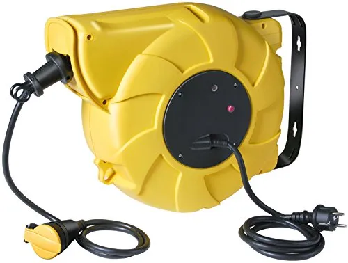 Brennenstuhl Box Electric Automatic Cable Reel 20 m in gelb von brennenstuhl