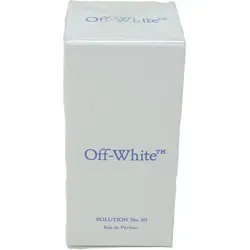 Off White Solution No.10 Eau de Parfum 50ml - Eau de Parfum für Unisex mit frischen Zitrusnoten und einer warmen Basis aus Ambroxan und Moschus – ideal für kreative Charaktere und den Alltag.