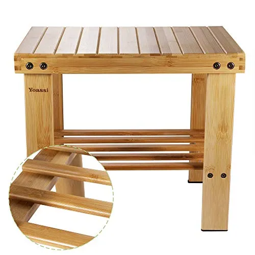 Yoassi Vintage Bambushocker Fusshocker Schemel