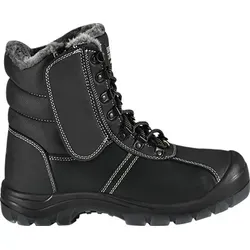 SafetyJogger NORDIC Sicherheitsschuh Schwarz Größe 41 - Robuster Leder-Sicherheitsstiefel mit Reißverschluss für einfaches An- und Ausziehen. Metallfreier Zehenschutz und rutschfeste Sohle sorgen für Sicherheit und Komfort in anspruchsvollen Arbeitsumgebungen.